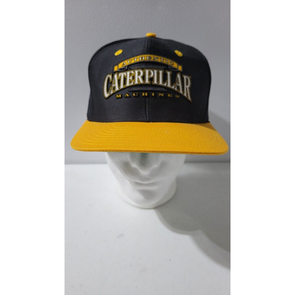 Vintage Caterpillar Authentic Machines Snapback Hat Tonkin